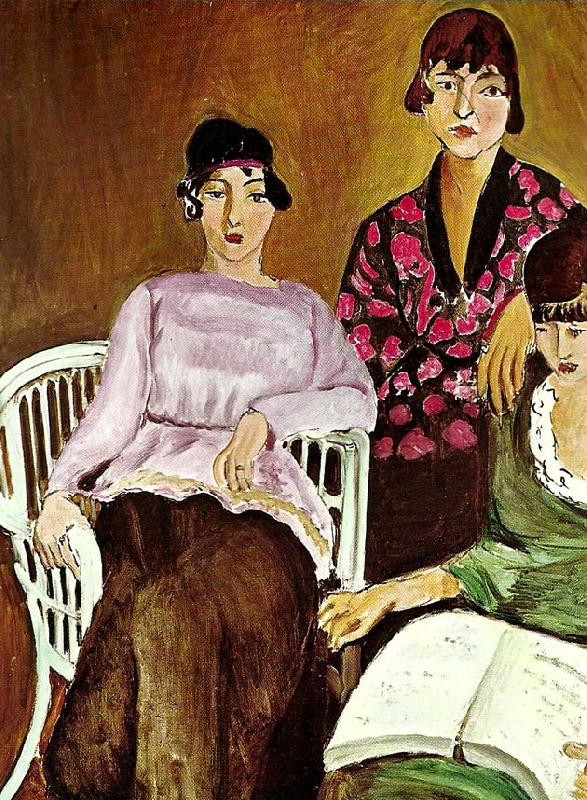Henri Matisse Prints the three sisters oil painting image